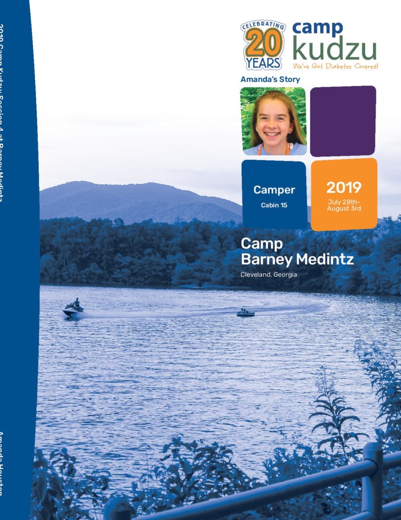 Cover of a Camp Kudzu Memory Book
