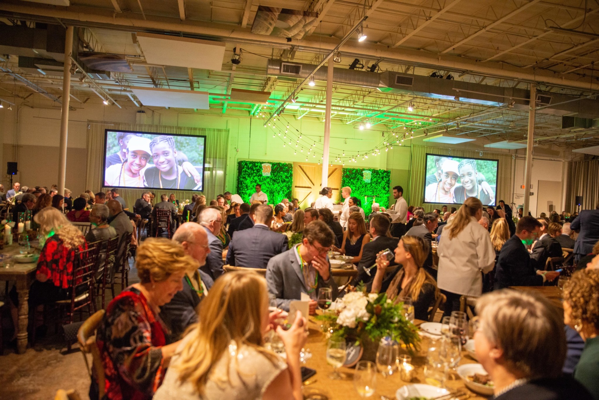 Event attendees at a Camp Kudzu event