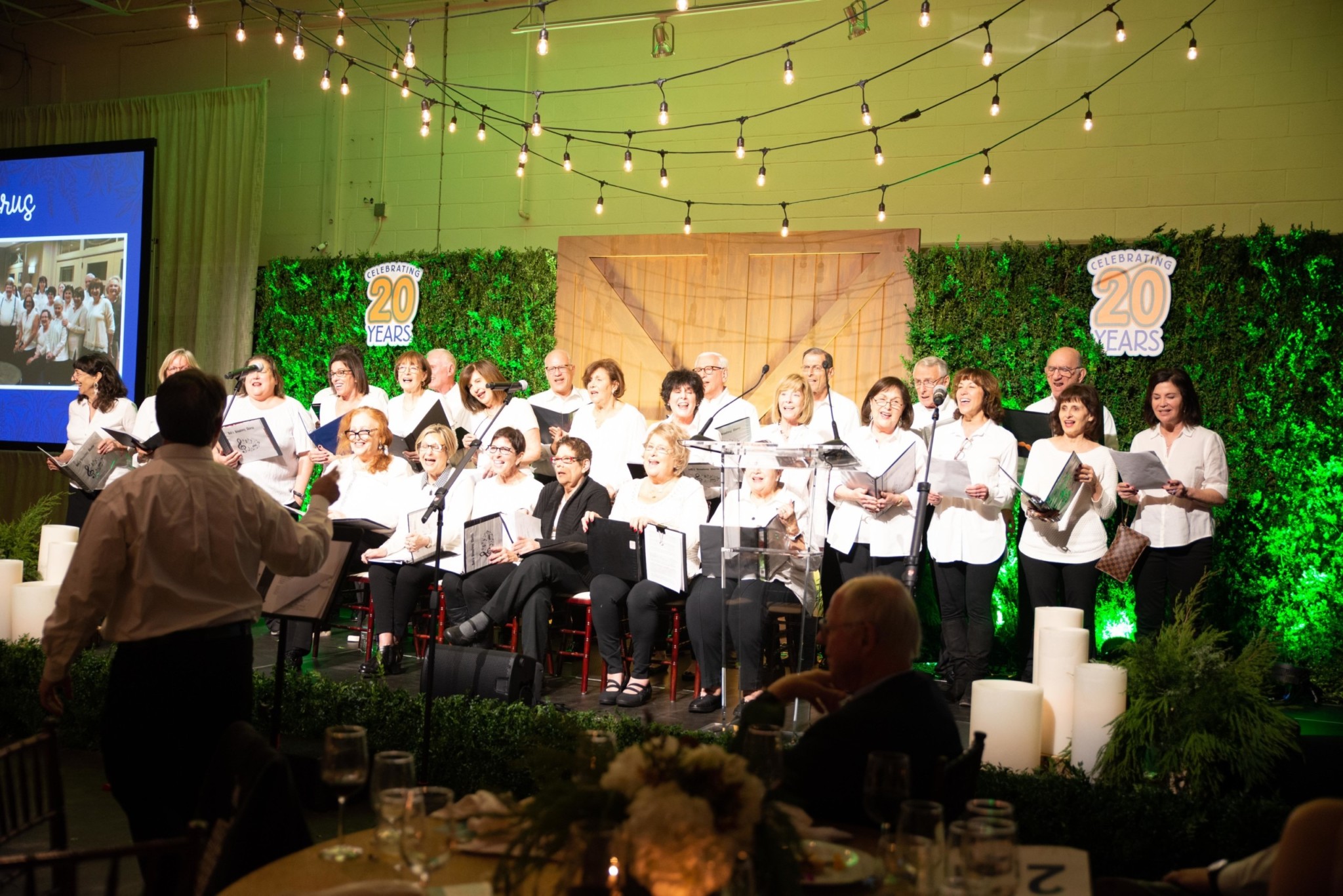 Choir signing at Camp Kudzu event