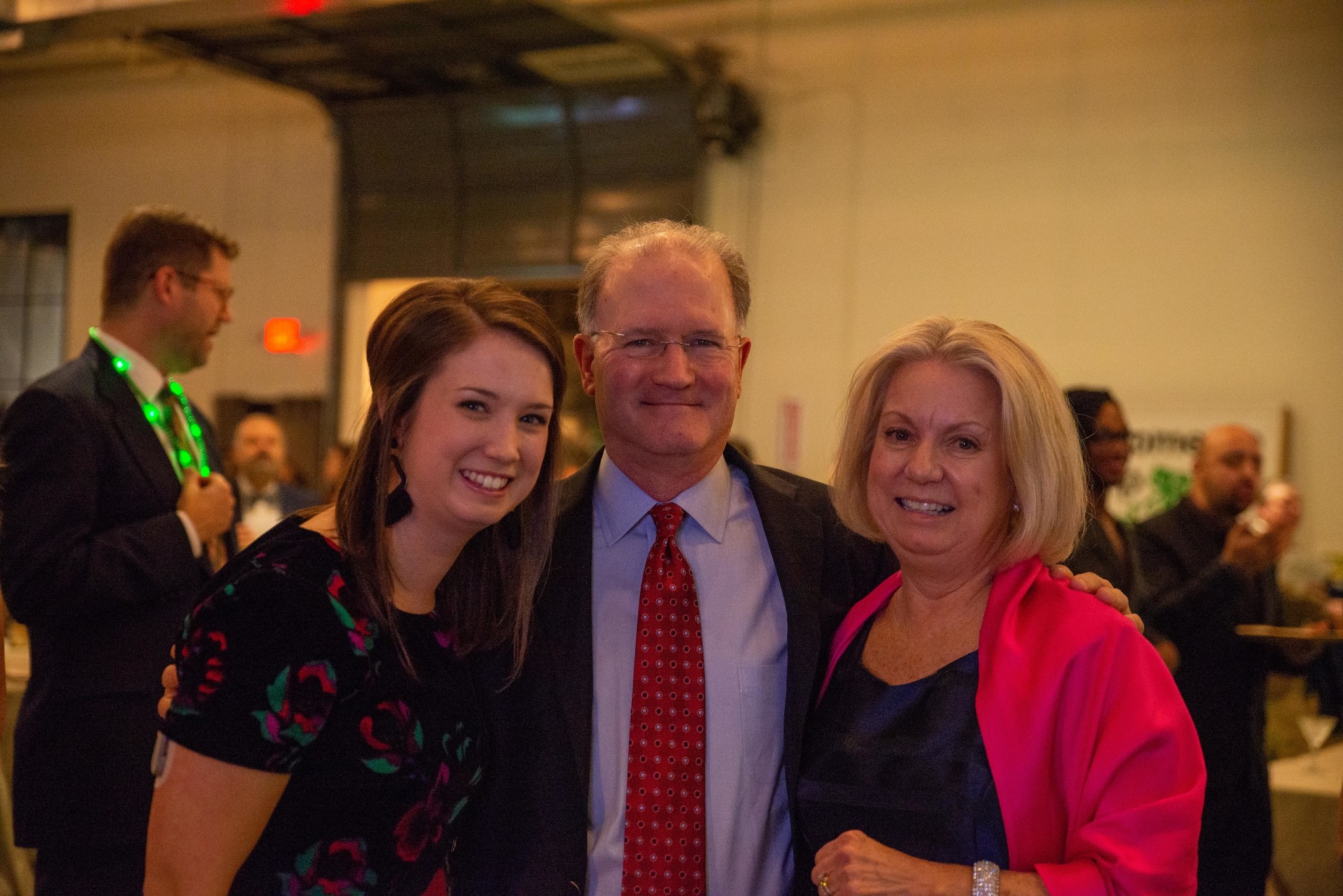 Three attendees at a Camp Kudzu event