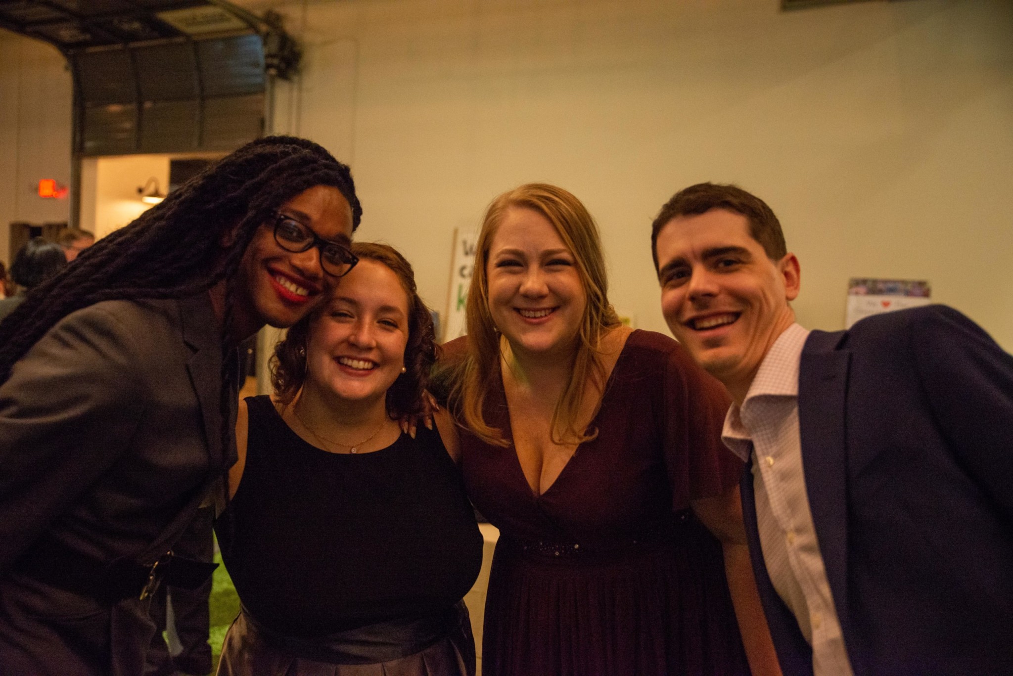 Four attendees at a Camp Kudzu event