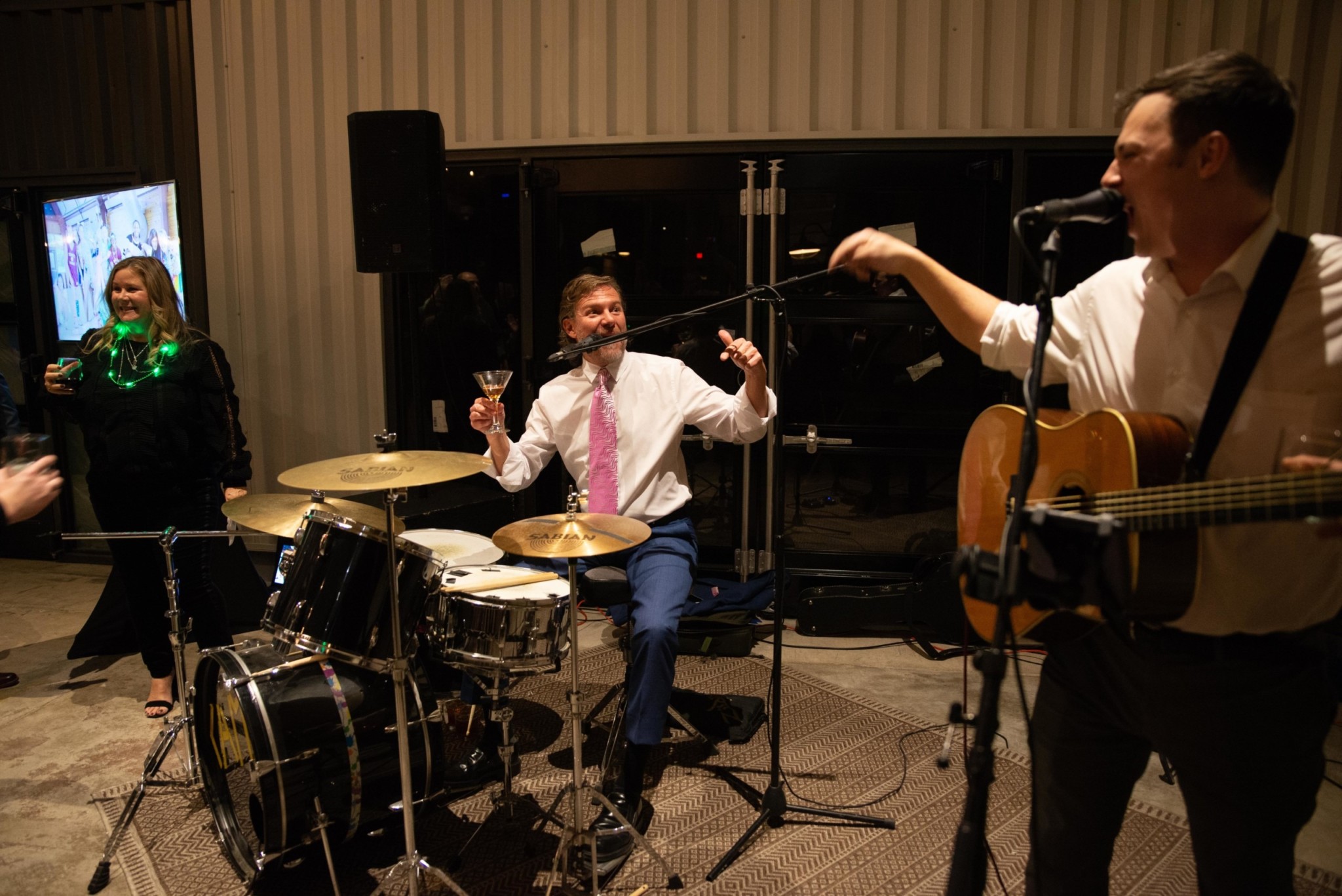 Band playing at a Camp Kudzu event