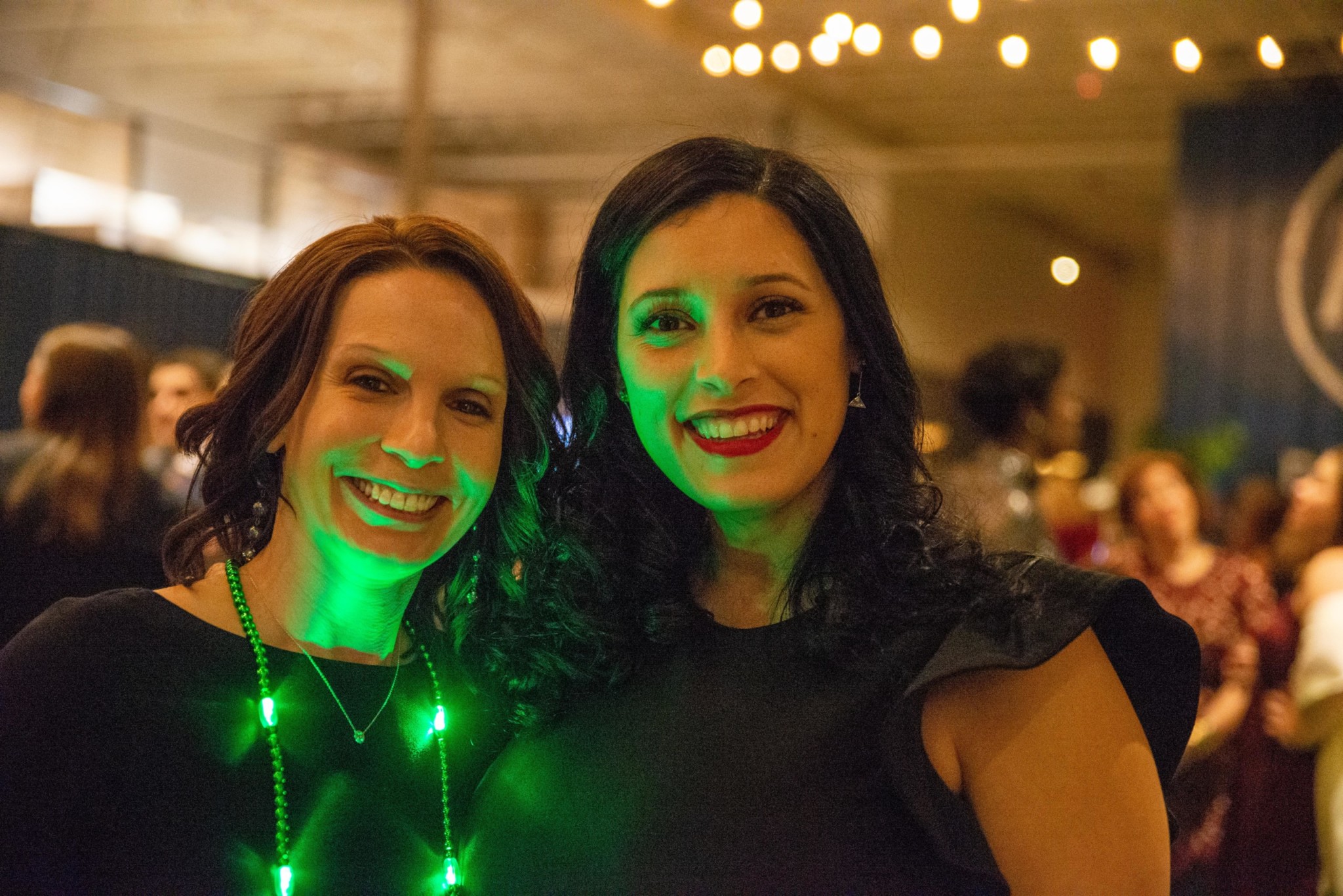 Two attendees at a Camp Kudzu event