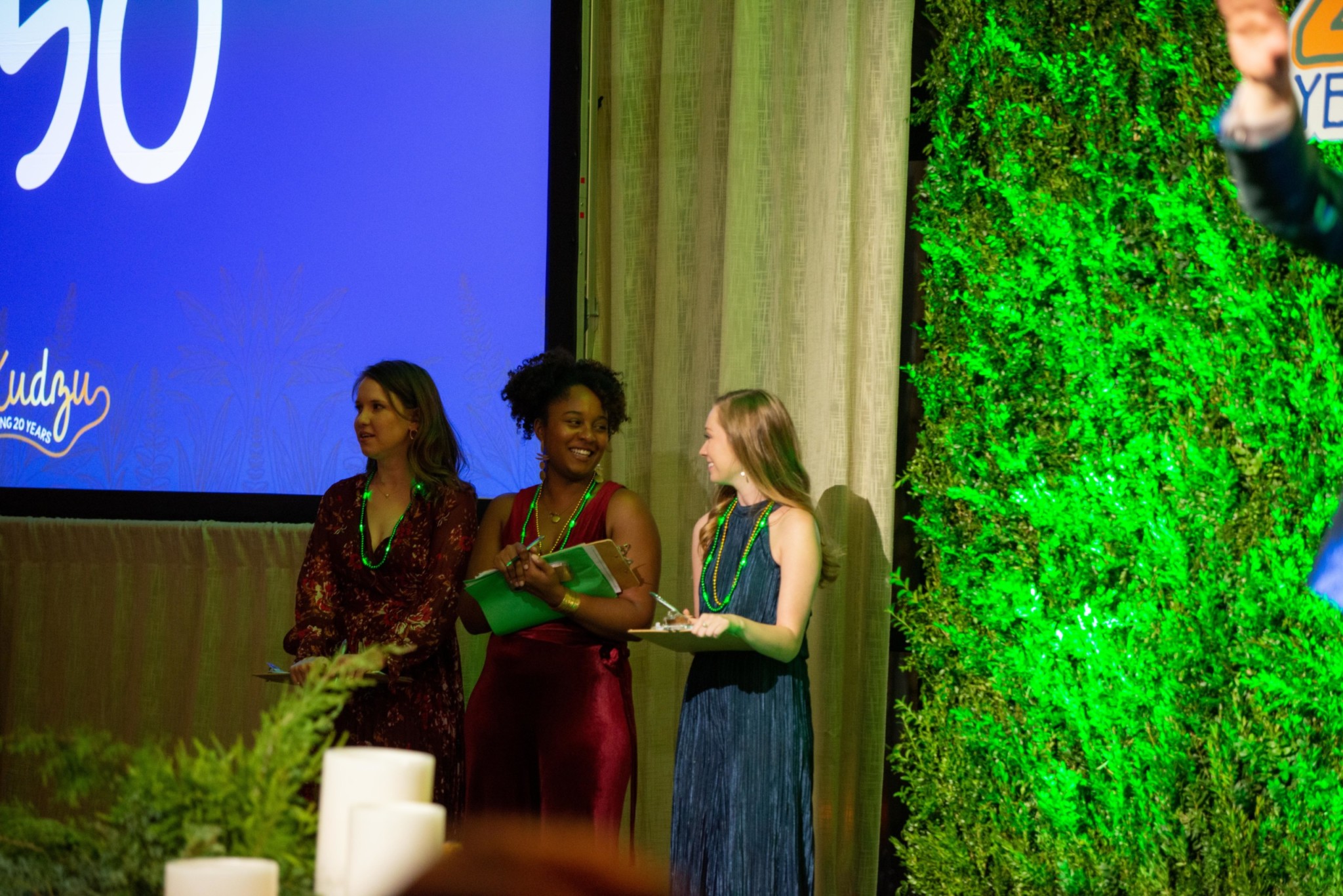 Event attendees at a Camp Kudzu event